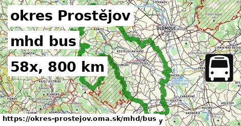 okres Prostějov Doprava bus 
