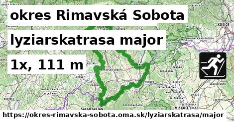 okres Rimavská Sobota Lyžiarske trasy hlavná 