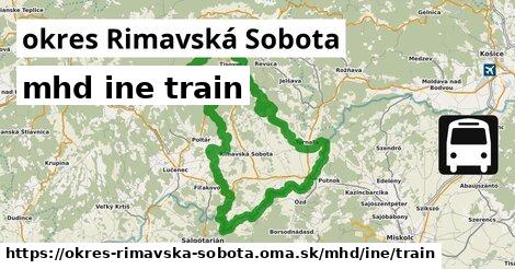 okres Rimavská Sobota Doprava iná train