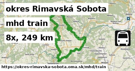 okres Rimavská Sobota Doprava train 