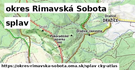 okres Rimavská Sobota Splav  