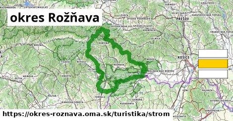 okres Rožňava Turistické trasy strom 