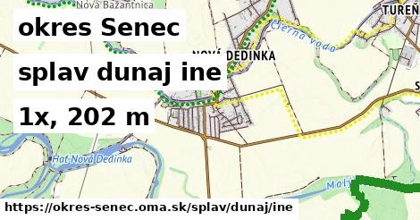 okres Senec Splav dunaj iná