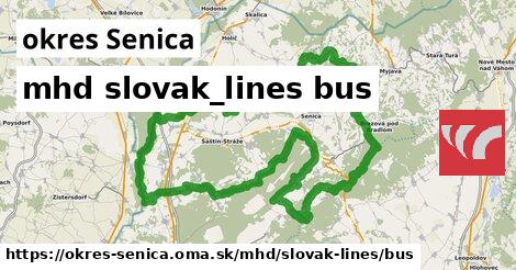 okres Senica Doprava slovak-lines bus