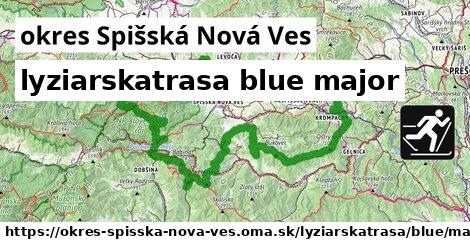 okres Spišská Nová Ves Lyžiarske trasy modrá hlavná