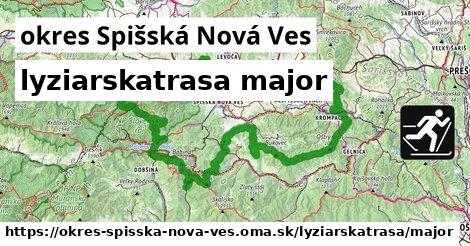 okres Spišská Nová Ves Lyžiarske trasy hlavná 