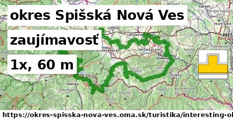 okres Spišská Nová Ves Turistické trasy zaujímavosť 