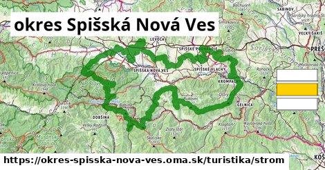 okres Spišská Nová Ves Turistické trasy strom 