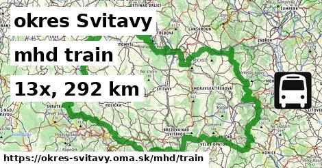 okres Svitavy Doprava train 