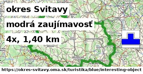 okres Svitavy Turistické trasy modrá zaujímavosť