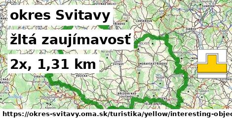 okres Svitavy Turistické trasy žltá zaujímavosť