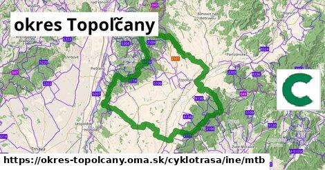 okres Topoľčany Cyklotrasy iná mtb