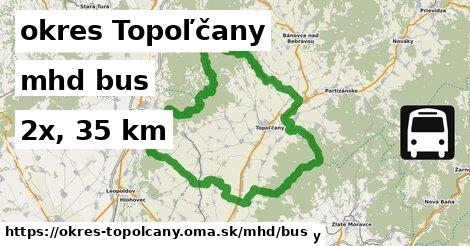 okres Topoľčany Doprava bus 