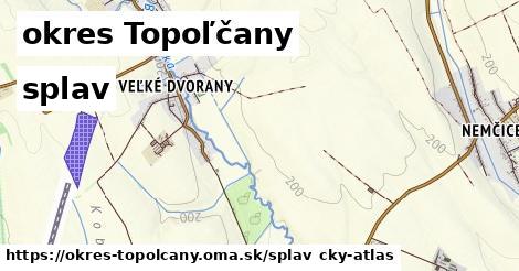 okres Topoľčany Splav  