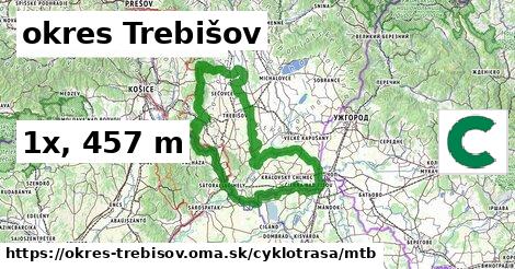 okres Trebišov Cyklotrasy mtb 