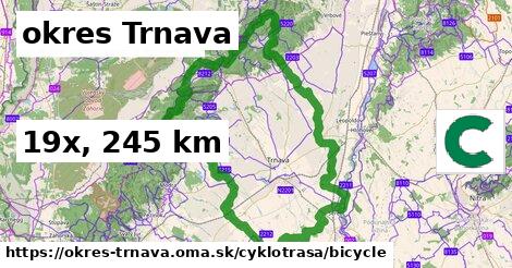 okres Trnava Cyklotrasy bicycle 