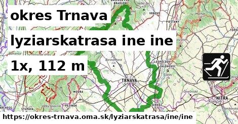 okres Trnava Lyžiarske trasy iná iná