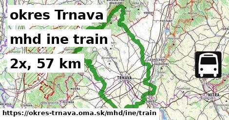 okres Trnava Doprava iná train