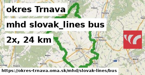 okres Trnava Doprava slovak-lines bus