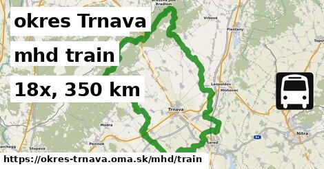 okres Trnava Doprava train 