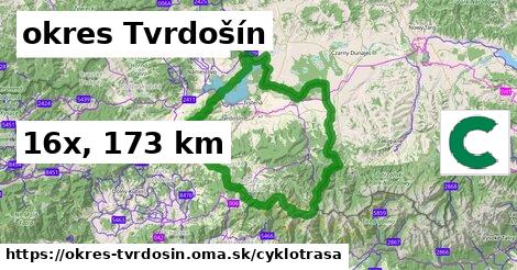 okres Tvrdošín Cyklotrasy  