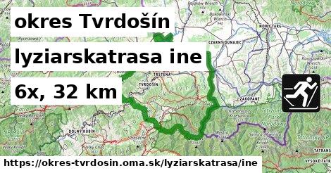 okres Tvrdošín Lyžiarske trasy iná 