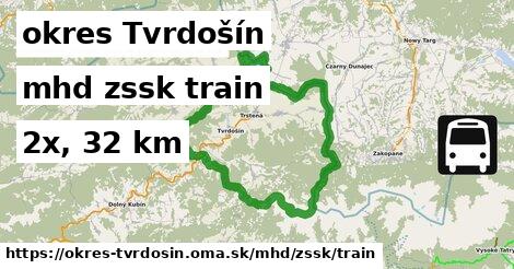 okres Tvrdošín Doprava zssk train