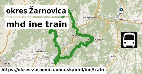 okres Žarnovica Doprava iná train