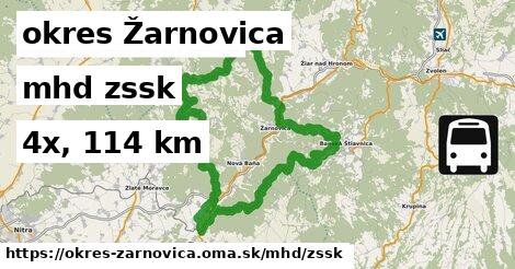 okres Žarnovica Doprava zssk 