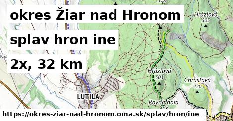 okres Žiar nad Hronom Splav hron iná