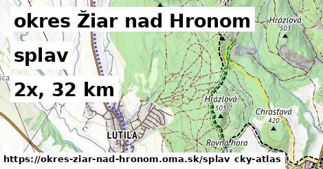 okres Žiar nad Hronom Splav  