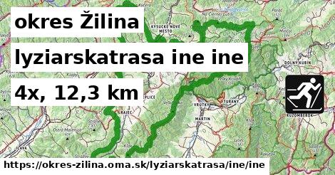 okres Žilina Lyžiarske trasy iná iná