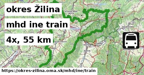 okres Žilina Doprava iná train