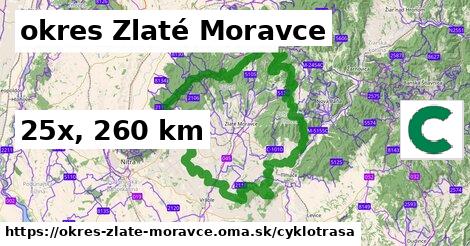 okres Zlaté Moravce Cyklotrasy  