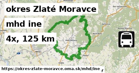 okres Zlaté Moravce Doprava iná 