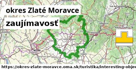 okres Zlaté Moravce Turistické trasy zaujímavosť 