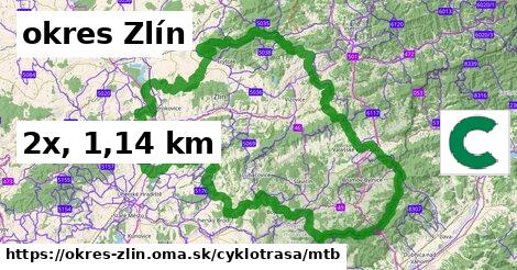 okres Zlín Cyklotrasy mtb 