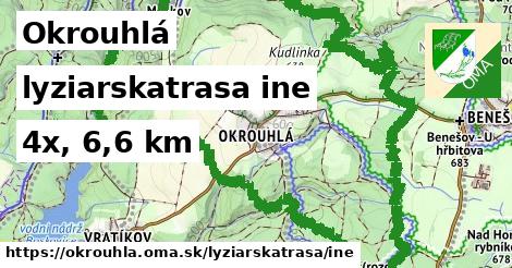 Okrouhlá Lyžiarske trasy iná 