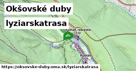 Okšovské duby Lyžiarske trasy  