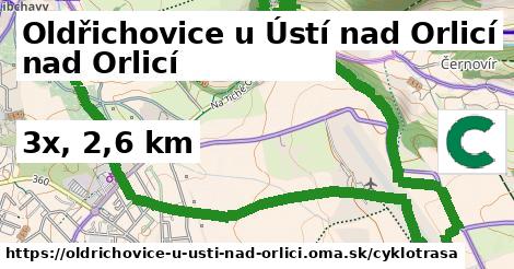 Oldřichovice u Ústí nad Orlicí Cyklotrasy  