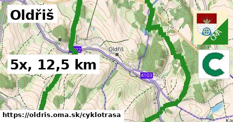 Oldřiš Cyklotrasy  