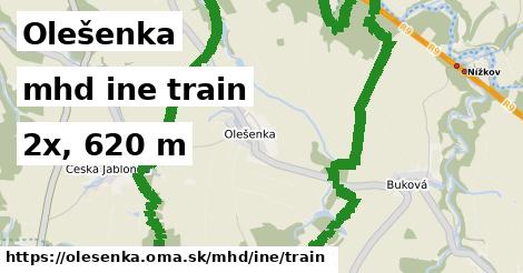 Olešenka Doprava iná train