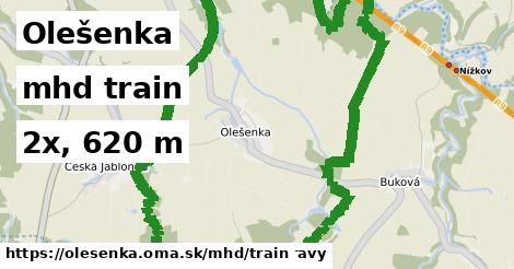 Olešenka Doprava train 