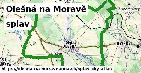 Olešná na Moravě Splav  