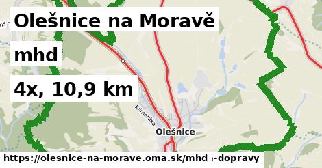 Olešnice na Moravě Doprava  