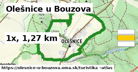 Olešnice u Bouzova Turistické trasy  