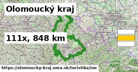 Olomoucký kraj Turistické trasy iná 