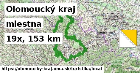 Olomoucký kraj Turistické trasy miestna 