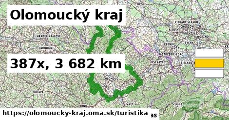 Olomoucký kraj Turistické trasy  