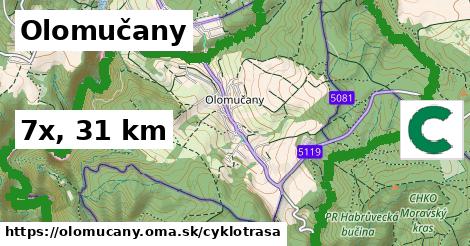 Olomučany Cyklotrasy  